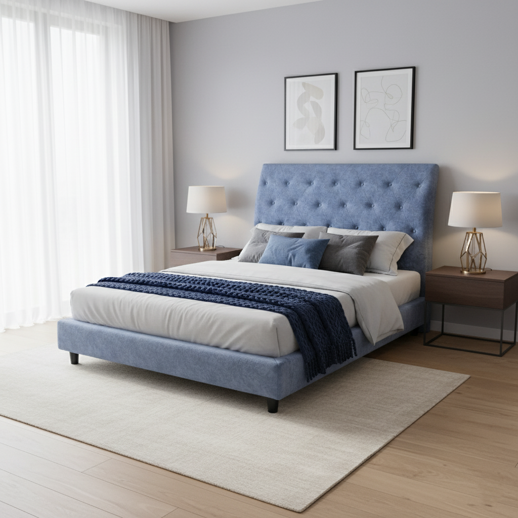 Base Fixa Mindol com Cabeceira Sintra Base Fixa Mindol com Cabeceira Sintra - Base Fixa - Bases de colchão